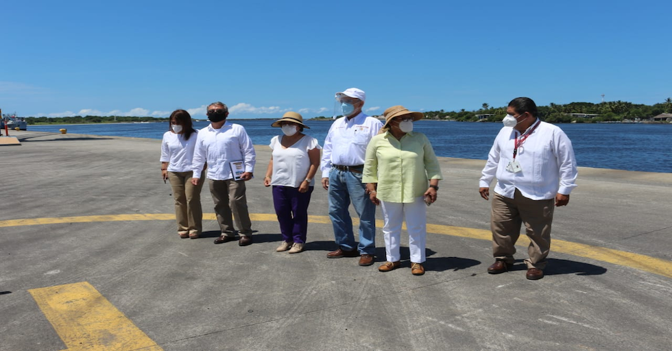 El Secretario de Comunicaciones Y Transportes, Jorge Arganis Díaz Leal, dio a conocer que la API Puerto Chiapas realizará dragado de mantenimiento emergente