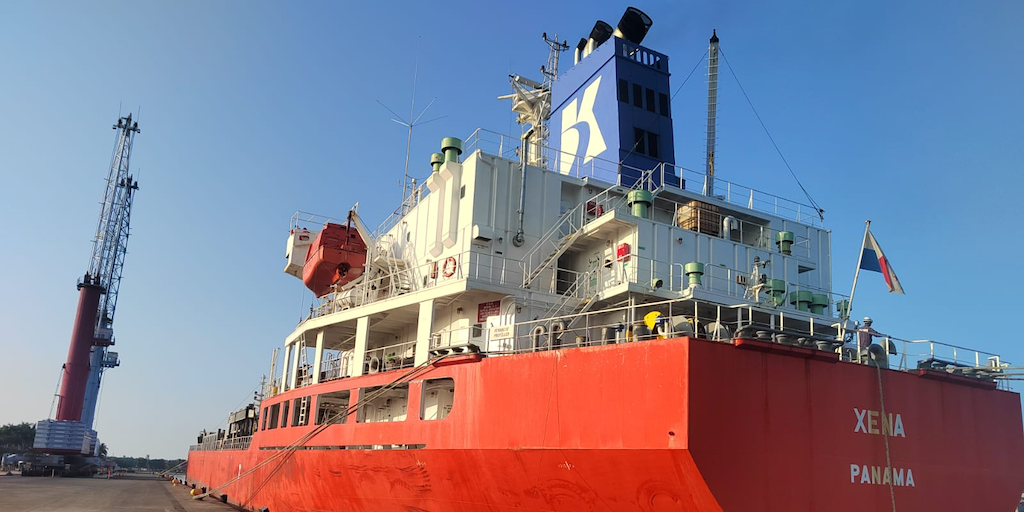Arribo del Buque Quimiquero “XENA” a Puerto Chiapas