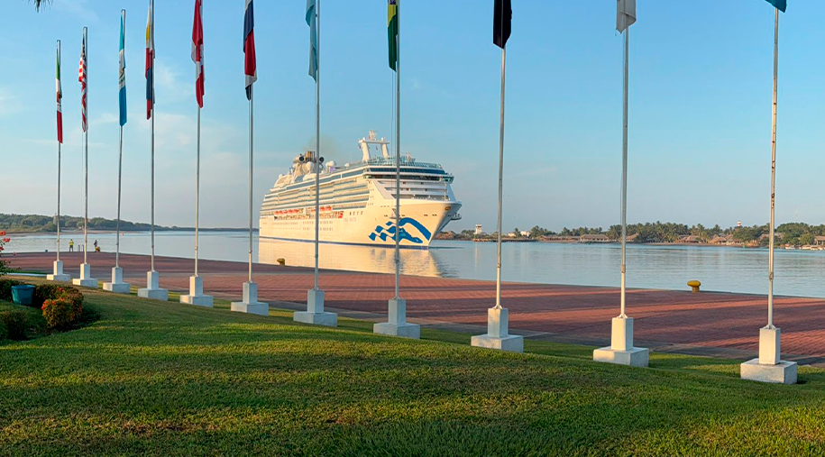 Puerto Chiapas registra arribo del buque granelero TSL Rosemary para exportación de azúcar