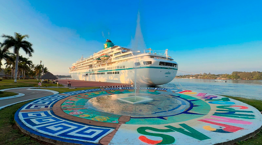 Puerto Chiapas registra arribo del buque granelero TSL Rosemary para exportación de azúcar