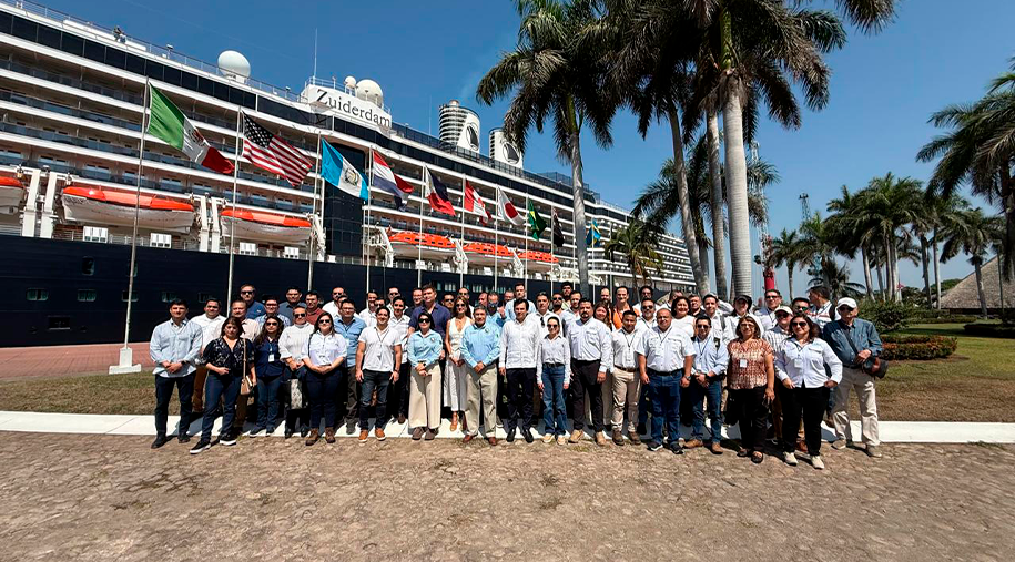Puerto Chiapas registra arribo del buque granelero TSL Rosemary para exportación de azúcar