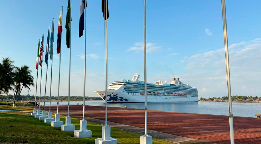 Puerto Chiapas registra arribo del buque granelero TSL Rosemary para exportación de azúcar