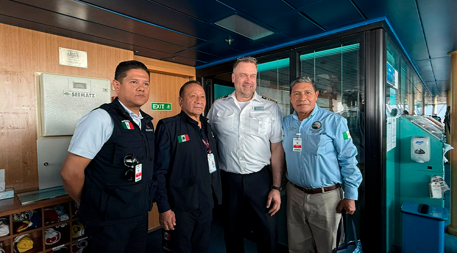 Puerto Chiapas registra arribo del buque granelero TSL Rosemary para exportación de azúcar