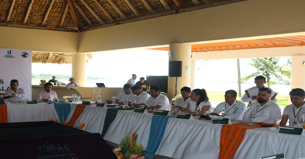 Reunión en Puerto Chiapas, marzo 2020.